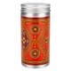 ALSANIDI, Najdi engraving aluminum spice box, Tea, coffee and sugar storage for trips, Silver, capacity 200 ml