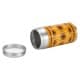 ALSANIDI, Najdi engraving aluminum spice box, Tea, coffee and sugar storage for trips, Silver, capacity 200 ml
