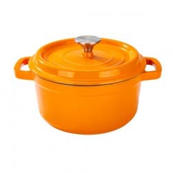 ALSANIDI, Cast iron cooking pot, Cooking pot, Orang, Size 20 Cm