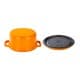 ALSANIDI, Cast iron cooking pot, Cooking pot, Orang, Size 20 Cm