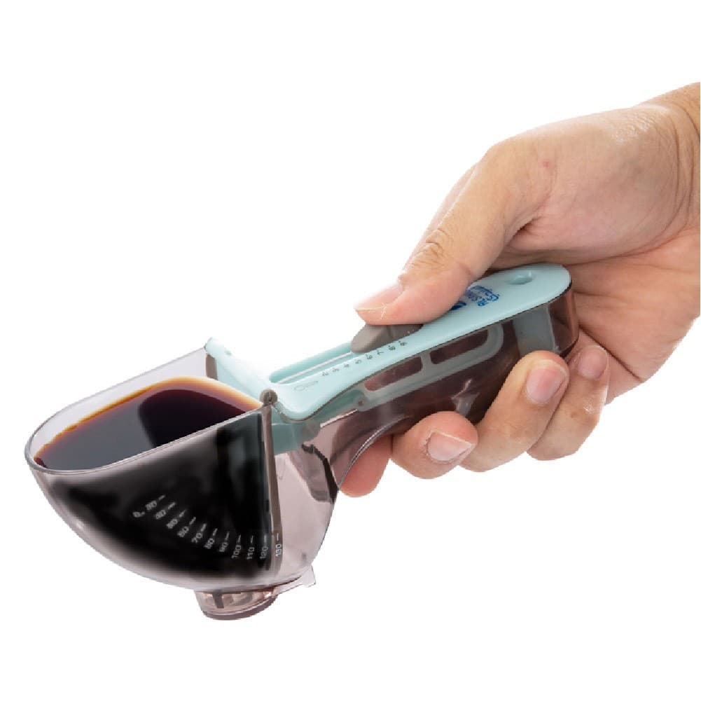 ALSANIDI, Kitchen Measuring Spoons, Food measuring spoon, Turquoise, Size 18*7.2 Cm capacity 130 ml