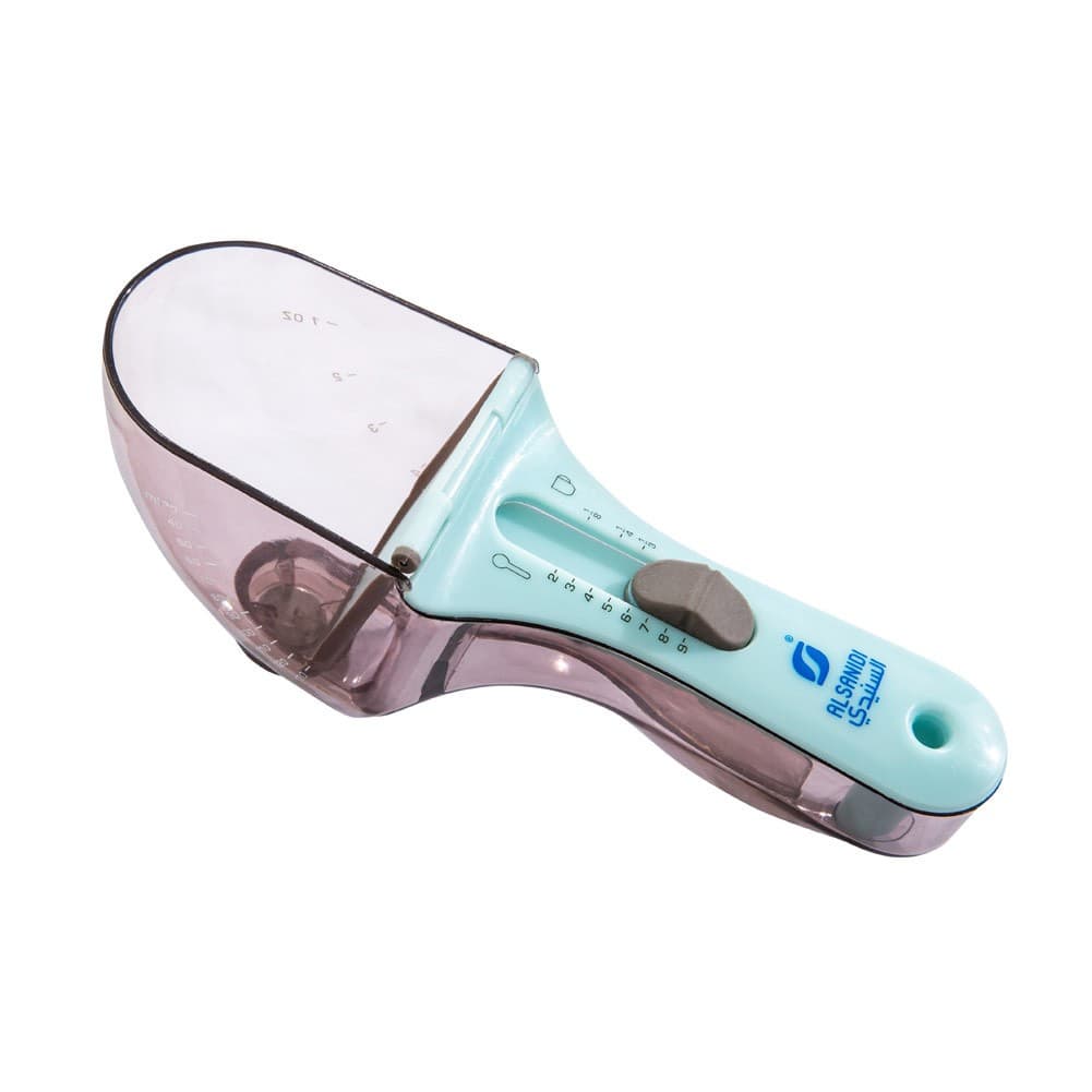 ALSANIDI, Kitchen Measuring Spoons, Food measuring spoon, Turquoise, Size 18*7.2 Cm capacity 130 ml