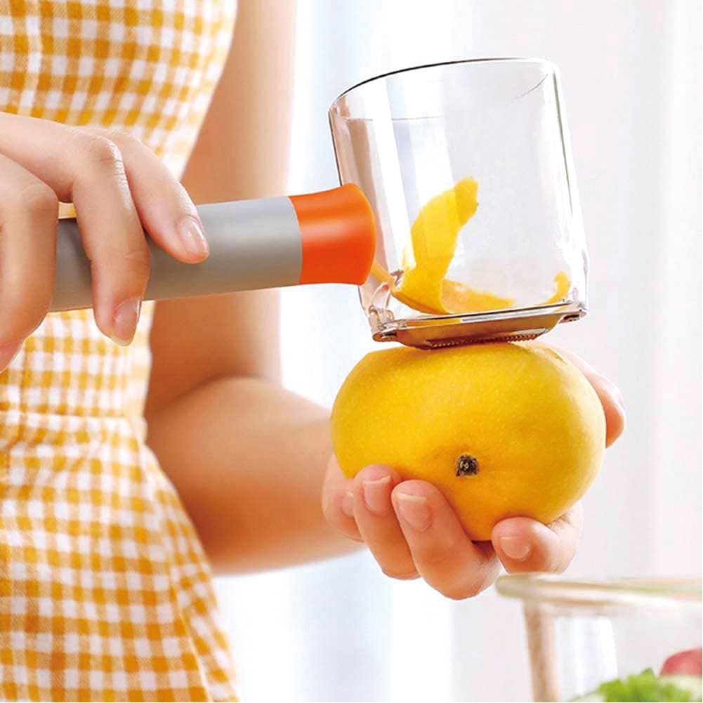 DPT, Multi-function Peeler, Potatoes peeler, Gray*Orang, Size 19.7*6*6.5 Cm