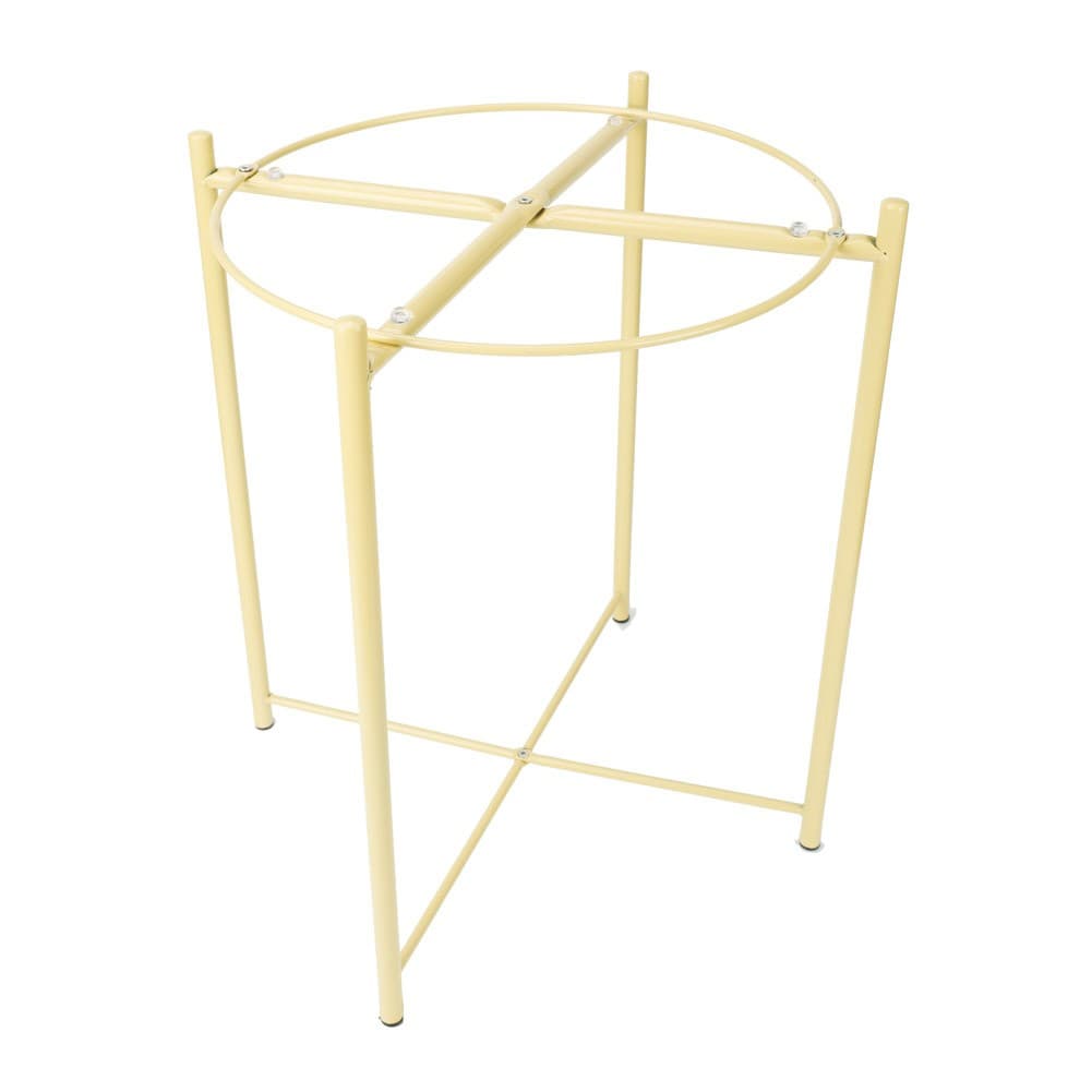 ALSANIDI, Foldable Camping and Garden Table, Foldable Table for Outdoor and Home Gardens, Beige, Size 42*52 Cm