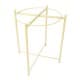 ALSANIDI, Foldable Camping and Garden Table, Foldable Table for Outdoor and Home Gardens, Beige, Size 42*52 Cm