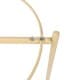 ALSANIDI, Foldable Camping and Garden Table, Foldable Table for Outdoor and Home Gardens, Beige, Size 42*52 Cm