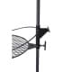 DPT, Barbecue grill for open places, Stainless steel holder, Black, Size 48*86 Cm