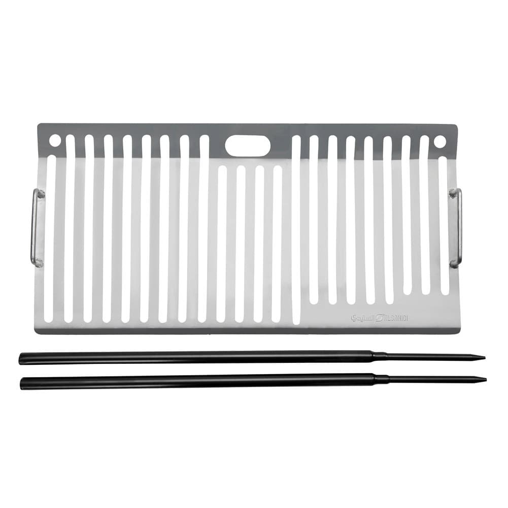 ALSANIDI, Grill pan, Burger Grill Saj, Oud, Size 35*70 Cm