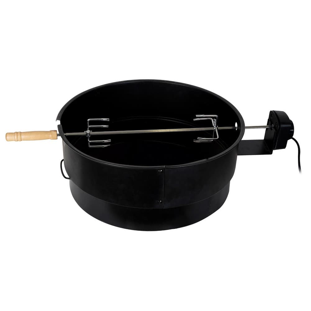 ALSANIDI, Grill with camping stove, Outdoor grill, Black, Size 14.5*56 Cm
