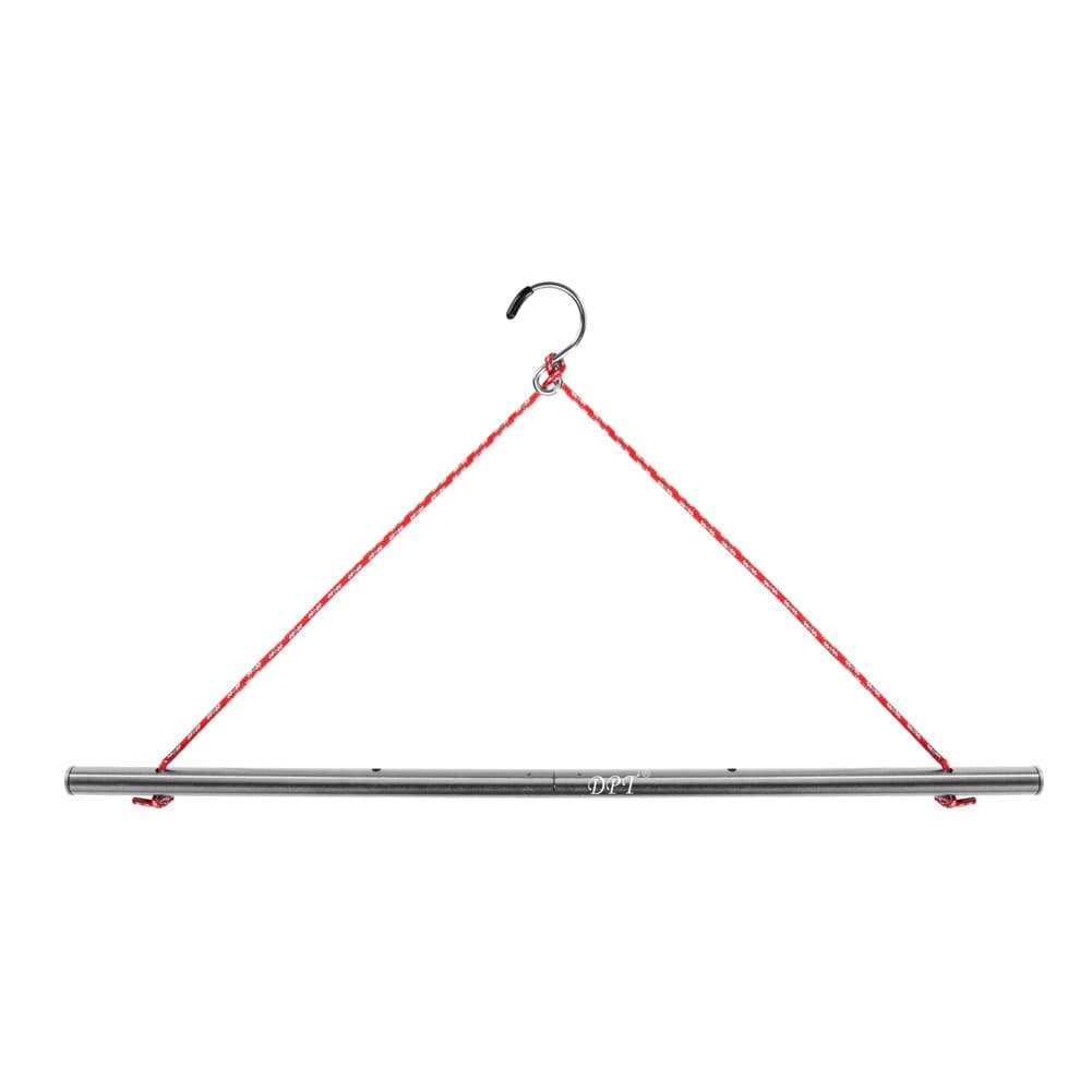 DPT, Foldable Aluminum clothing Hanger, Silver, Size 42.2 Cm