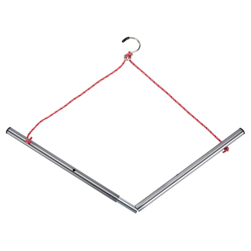 DPT, Foldable Aluminum clothing Hanger, Silver, Size 42.2 Cm