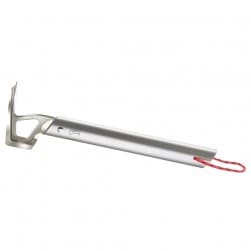 DPT, Camping Hammer, Aluminum and Steel Hammer, Silver, Size 29.5 Cm