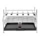 ALSANIDI, Trips grill, Portable BBQ stove, Black, Size 30*40*31 Cm