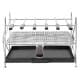 ALSANIDI, Trips grill, Portable BBQ stove, Black, Size 35*60*31 Cm