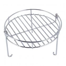 ALSANIDI, Stainless steel Mandi mesh for pressure cooker, Mandi pot grille, Silver, Size 23 Cm