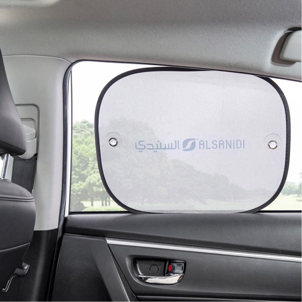 ALSANIDI, Car Sun Visor, Car Sunshade, Silver, Size 36*44 Cm