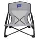 DPT, Foldable Camping Chair, Trips Chair, Gray