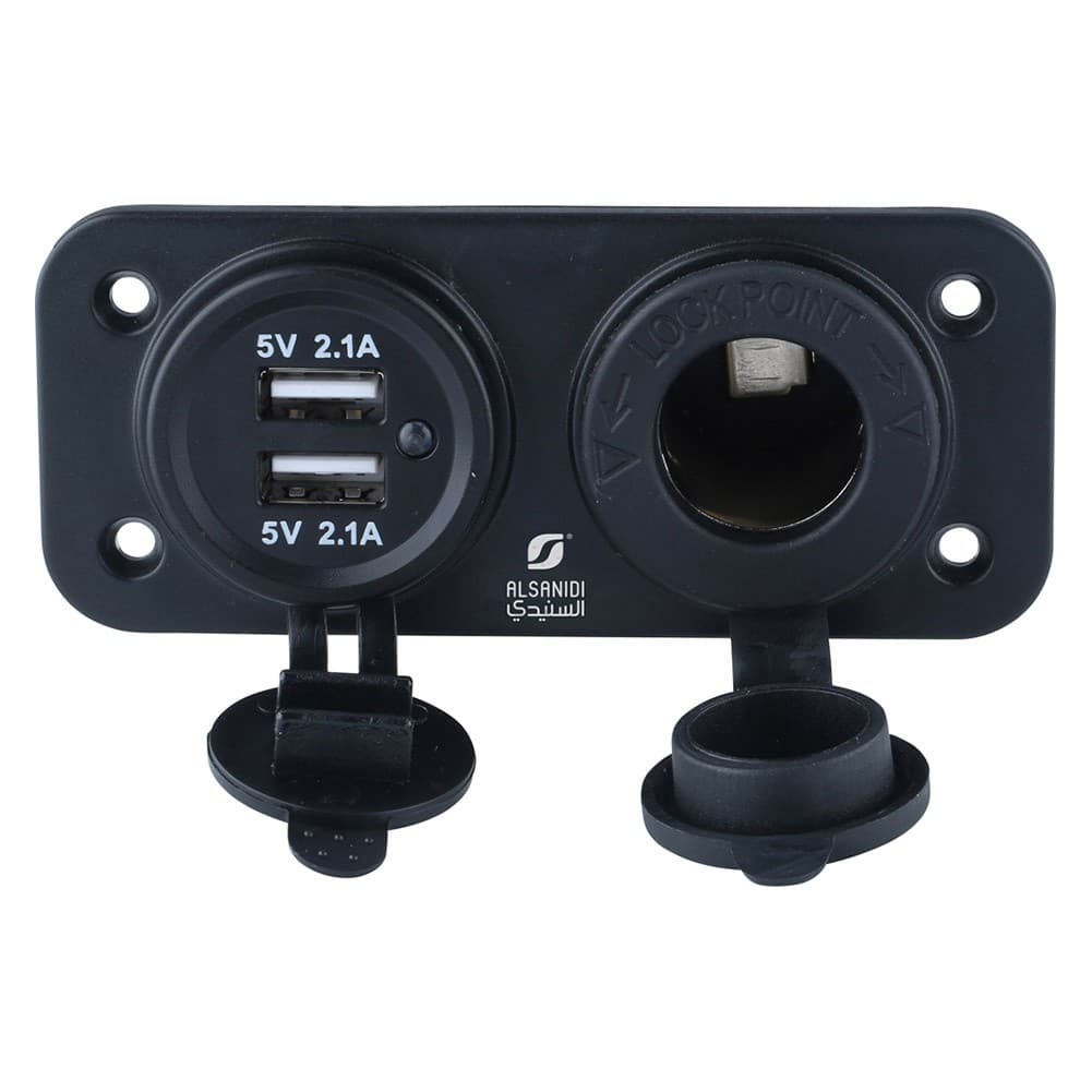 ALSANIDI, Car Electrical Converter, Car electric connection, Black