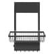 ALSANIDI, kitchen utensiL storage rack, Magnetic hanging rack, Black, Size 26*11.5*49 Cm