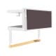 ALSANIDI, kitchen utensiL storage rack, Magnetic hanging rack, White, Size 32*11*17.8 Cm