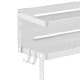 ALSANIDI, kitchen utensiL storage rack, Magnetic hanging rack, White, Size 32*11*17.8 Cm