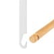 ALSANIDI, kitchen utensiL storage rack, Magnetic hanging rack, White, Size 32*11*17.8 Cm