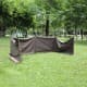 ALSANIDI, Foldable windbreak for trips, Camping Curtain, Coffee Brown, Size 600*125Cm
