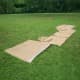 ALSANIDI, Wndbreak between two Wheel for all cars, Wheel windbreak, Kaki, Size 636*124Cm