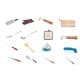 ALSANIDI, Chef's Knife Bag set, Kaki, Size 38*20.5*14Cm