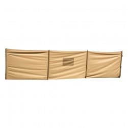 ALSANIDI, Magnet windbreak for trips, Camping Curtain, Kaki, Size 440*148Cm
