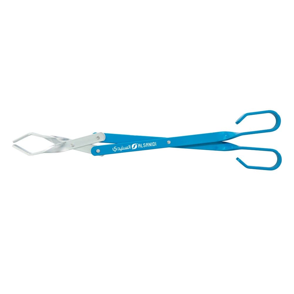 ALSANIDI, Charcoal tongs for grilling, Fire tong, Orang, Size 43 Cm