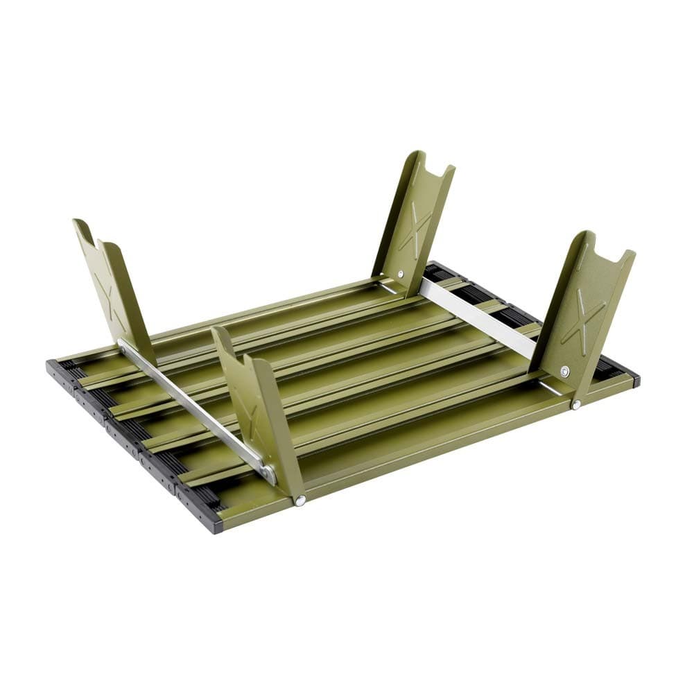 TIERRA, Aluminum Foldable Table, Foldable Table for Outdoor and Home Gardens, Green Dark, Size 28.5*40 Cm