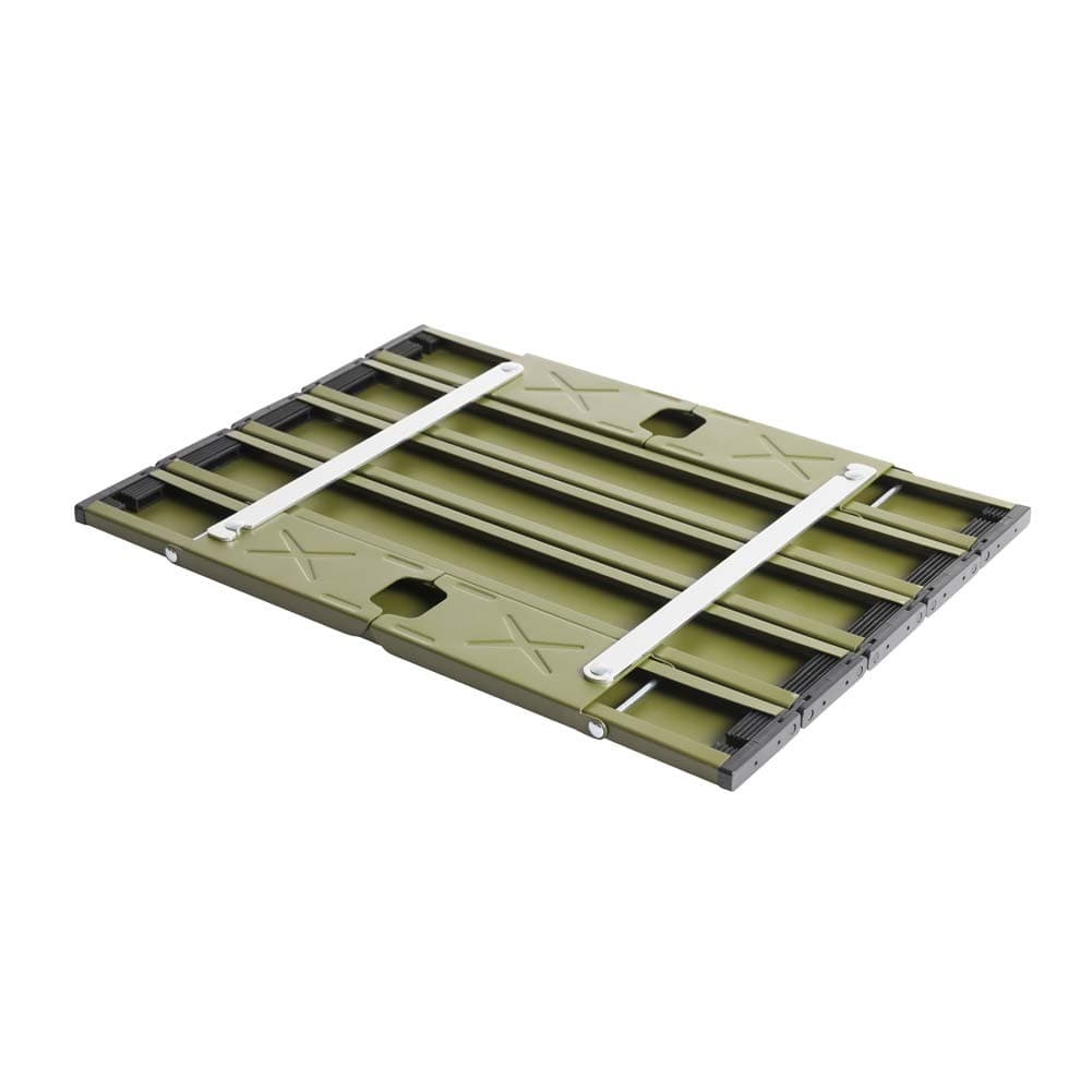 TIERRA, Aluminum Foldable Table, Foldable Table for Outdoor and Home Gardens, Green Dark, Size 28.5*40 Cm