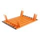 TIERRA, Aluminum Foldable Table, Foldable Table for Outdoor and Home Gardens, Orang, Size 40*56 Cm