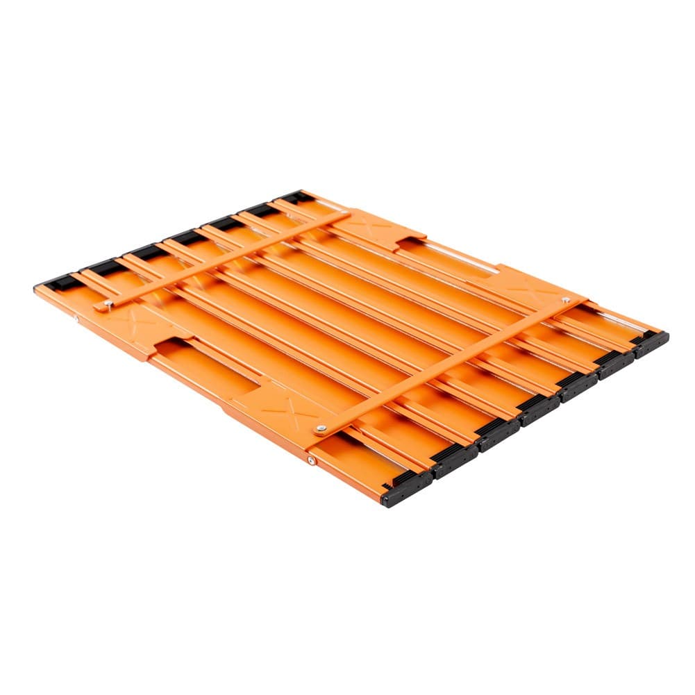 TIERRA, Aluminum Foldable Table, Foldable Table for Outdoor and Home Gardens, Orang, Size 40*56 Cm