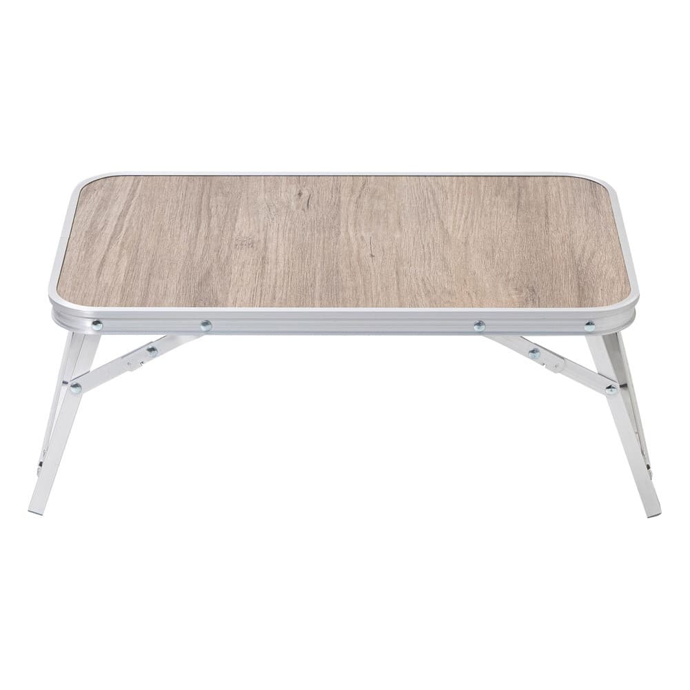 ALSANIDI, Foldable Aluminum Table, Foldable Table for Outdoor and Home Gardens, Beige, Size 30*50 Cm