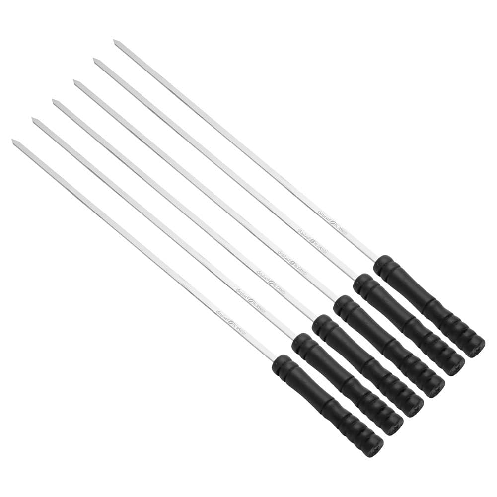 ALSANIDI, BBQ skewers set, Skewer, Silver, Set 6 pcs Size 43.5 Cm