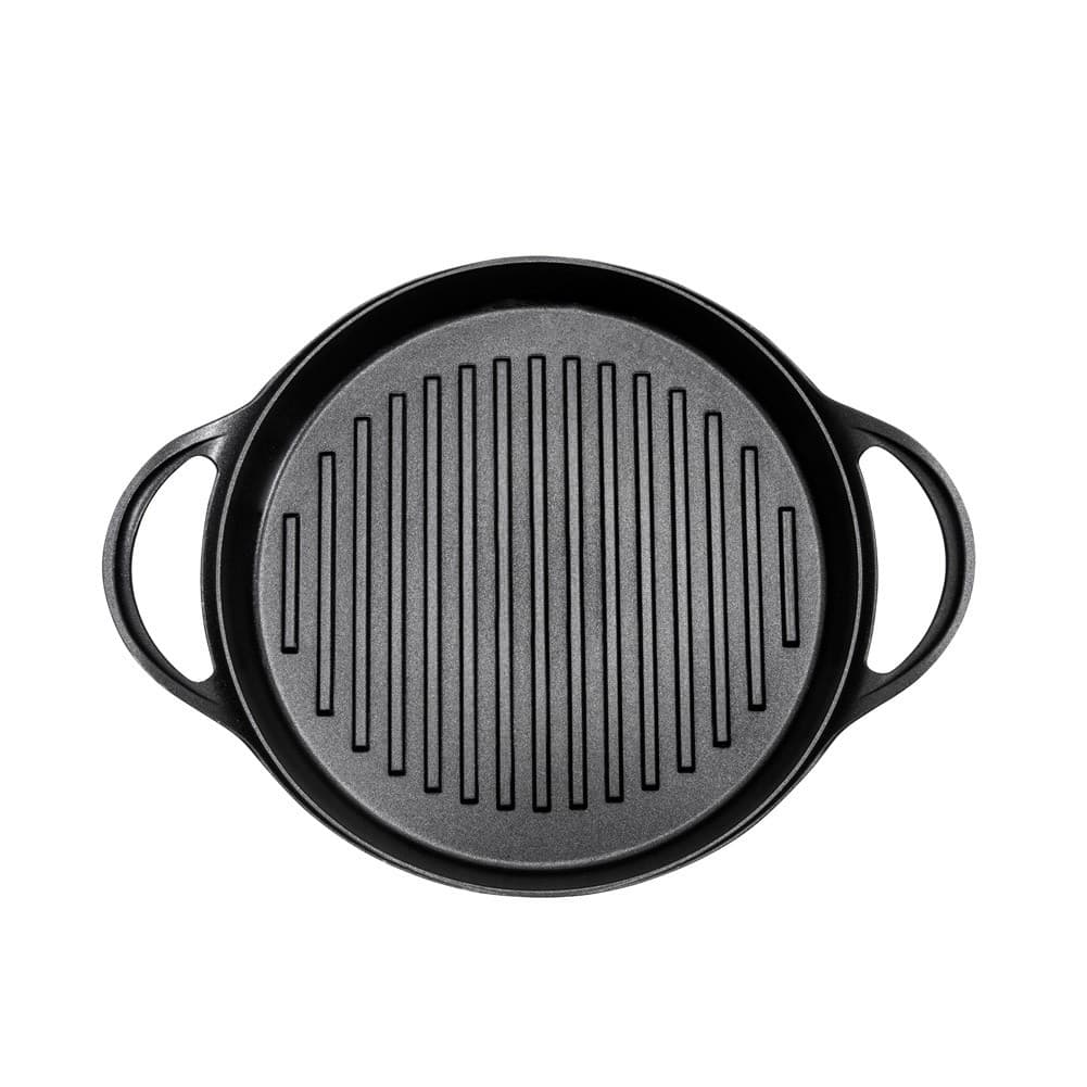 ALSANIDI, Grill saj, Burger Griling saj, Black, Size 28 Cm