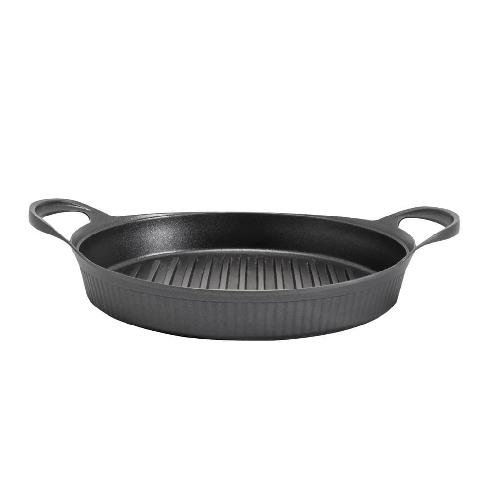 ALSANIDI, Grill saj, Burger Griling saj, Black, Size 28 Cm