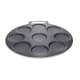 ALSANIDI, Pancake Saj, Crepe maker, Black, Size 40 Cm Thickness 6 ml