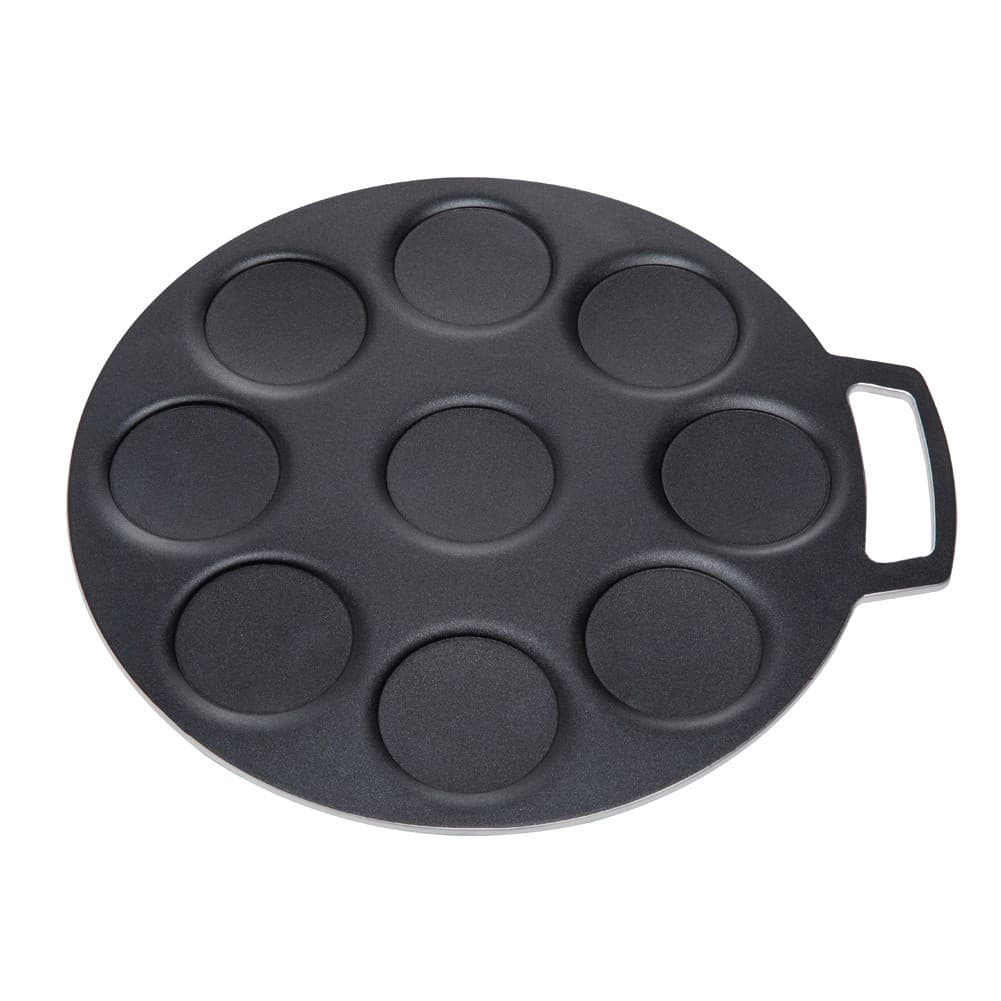 ALSANIDI, Pancake Saj, Crepe maker, Black, Size 40 Cm Thickness 6 ml