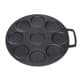 ALSANIDI, Pancake Saj, Crepe maker, Black, Size 40 Cm Thickness 6 ml