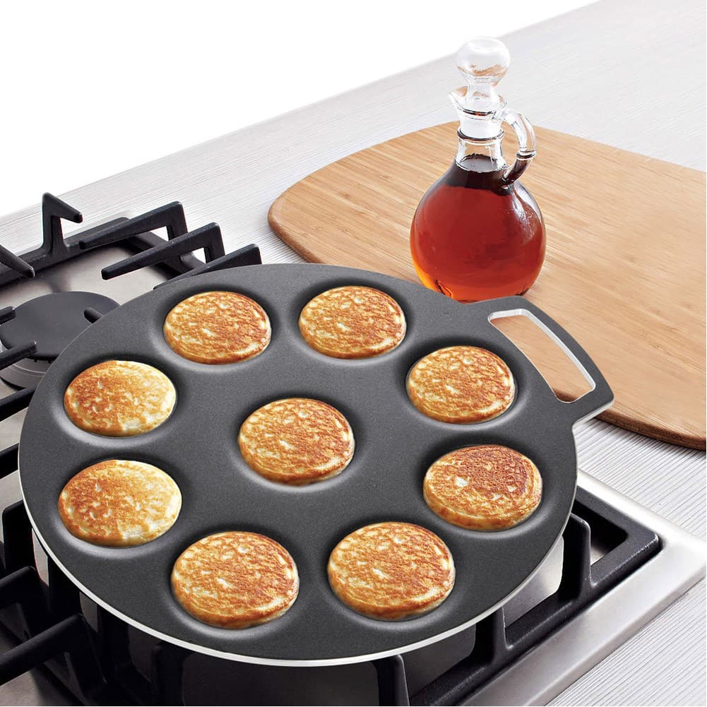 ALSANIDI, Pancake Saj, Crepe maker, Black, Size 40 Cm Thickness 6 ml