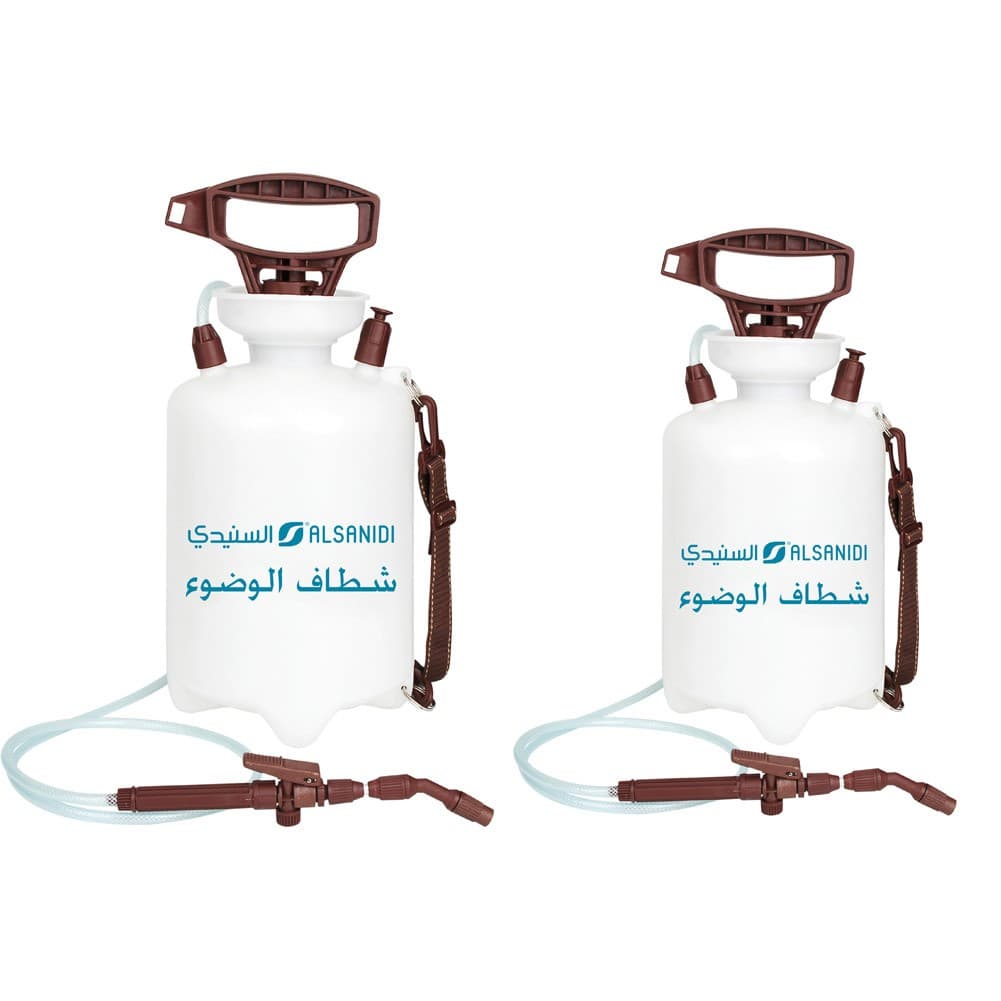 ALSANIDI, Portable Bidet for Outdoor Trips, White, capacity 4 L