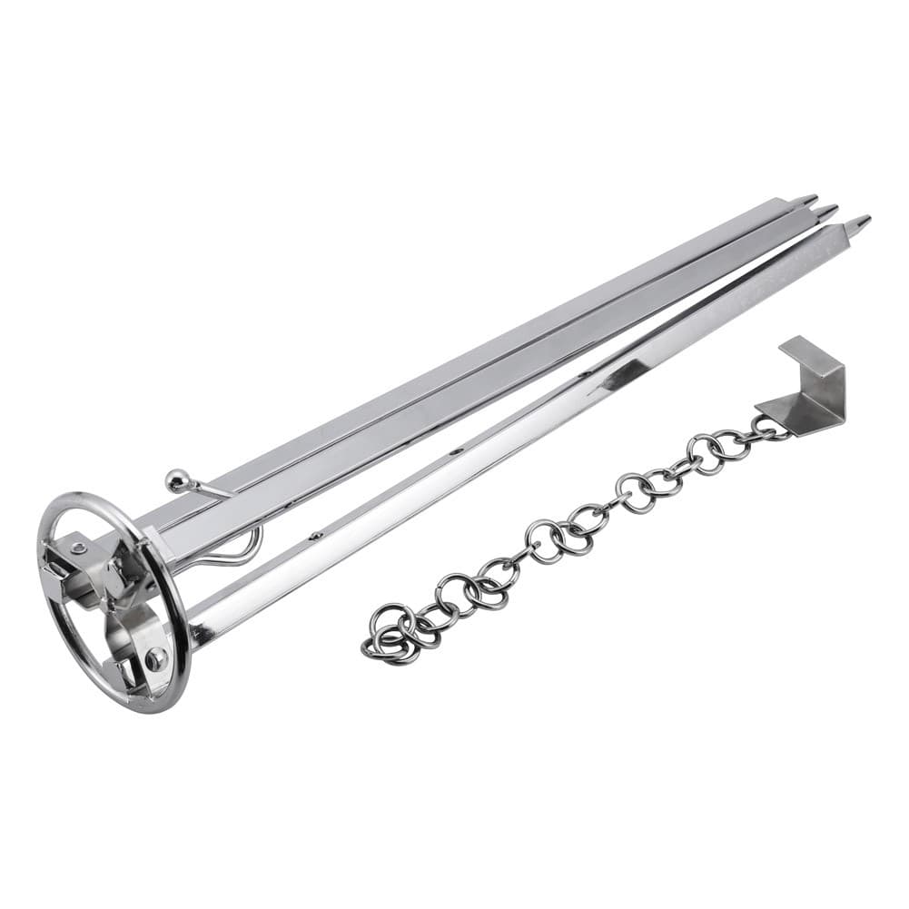 ALSANIDI, Stainless steel holder, Teapot holder, Silver, Size 50 Cm