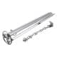 ALSANIDI, Stainless steel holder, Teapot holder, Silver, Size 50 Cm