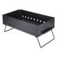 ALSANIDI, Charcoal grill for trips, Portable Charcoal Grill, Black, Size 30*55 Cm