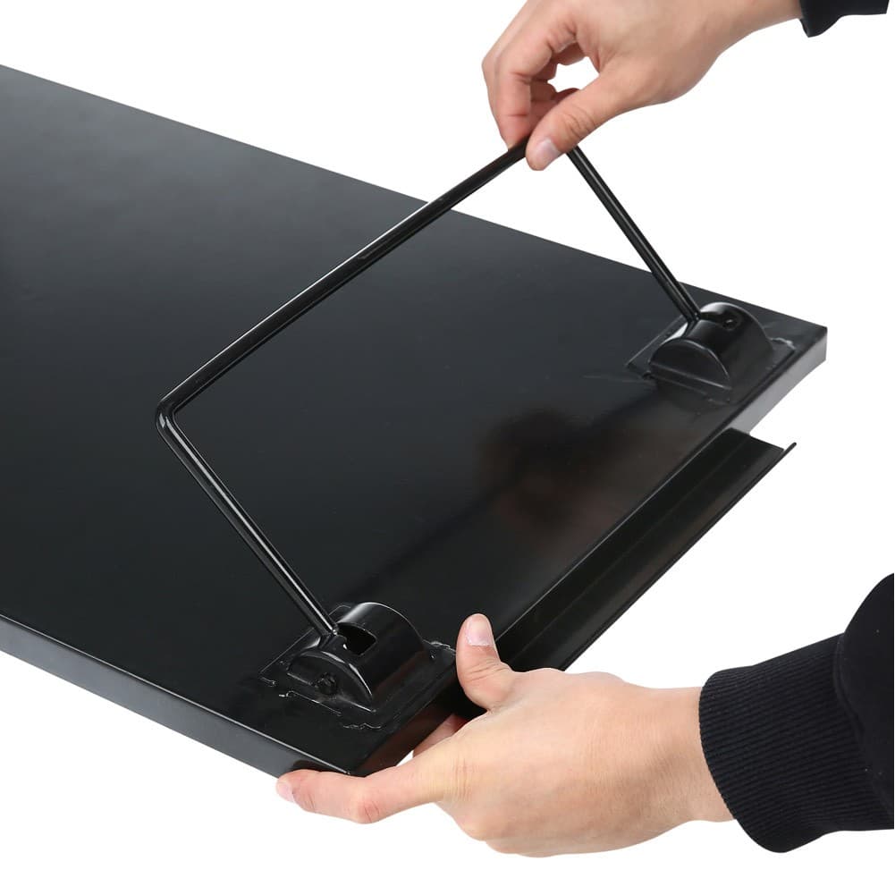 ALSANIDI, Charcoal grill for trips, Portable Charcoal Grill, Black, Size 40*70 Cm
