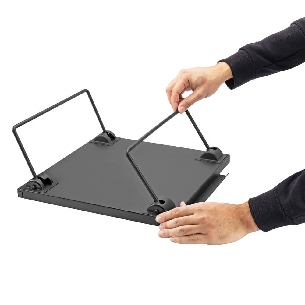 ALSANIDI, Charcoal grill for trips, Portable Charcoal Grill, Black, Size 35*35 Cm