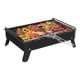 ALSANIDI, Charcoal grill for trips, Portable Charcoal Grill, Black, Size 35*50 Cm